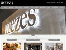 Tablet Screenshot of mezes.com.au